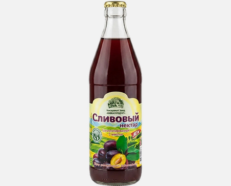 Сливовый нектар Кавказпродукт 0,5л ст/б